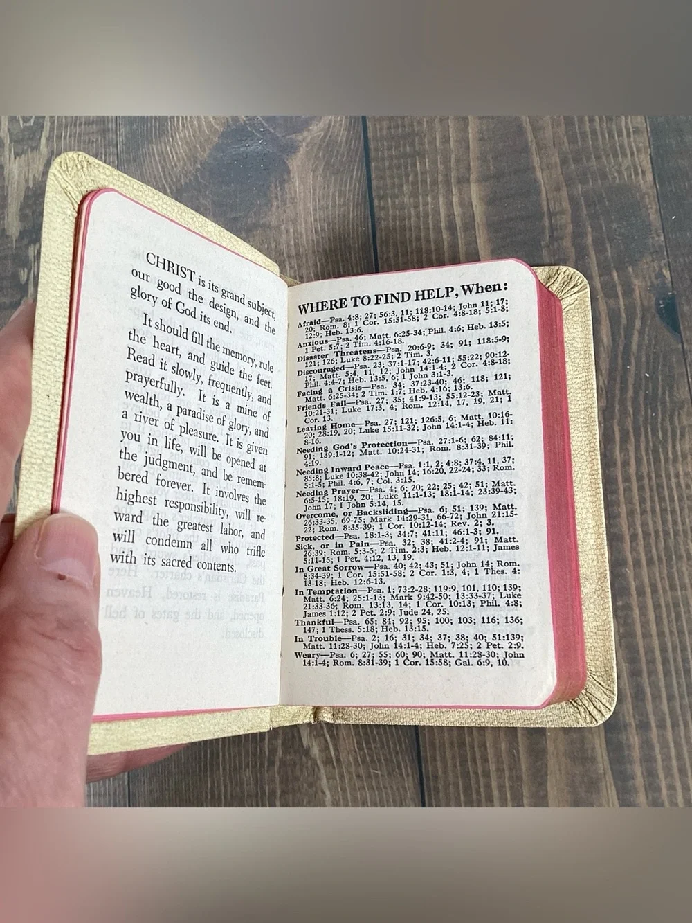 1958 New Testament Psalms Proverbs Nurse Edition Florence Nightingale Pledge